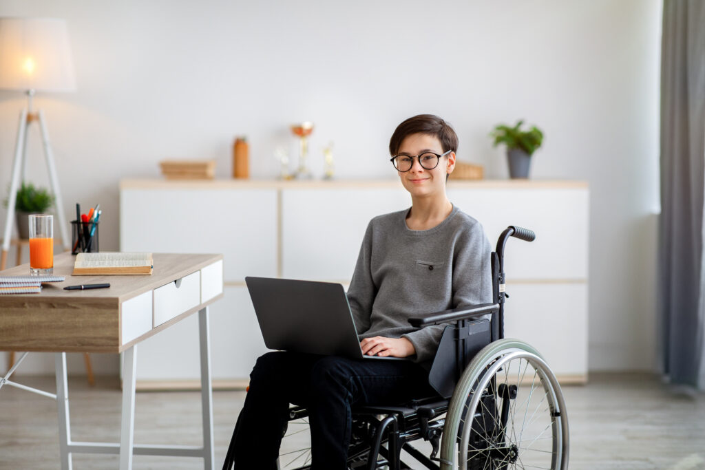 employee in wheelchair