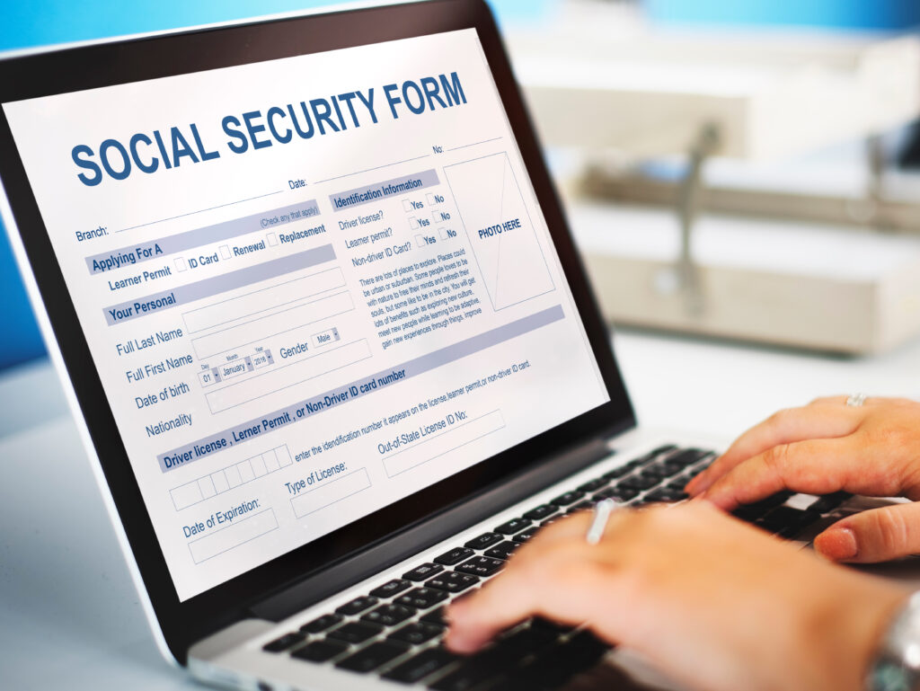 social security form