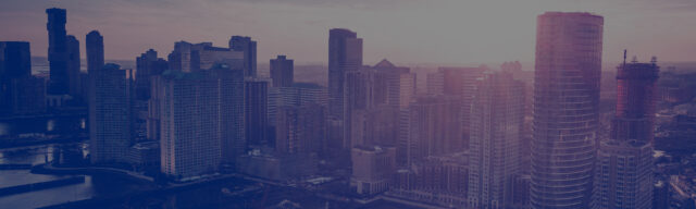 City Skyline background at sunset; New Jersey Social Security Disability Attorney